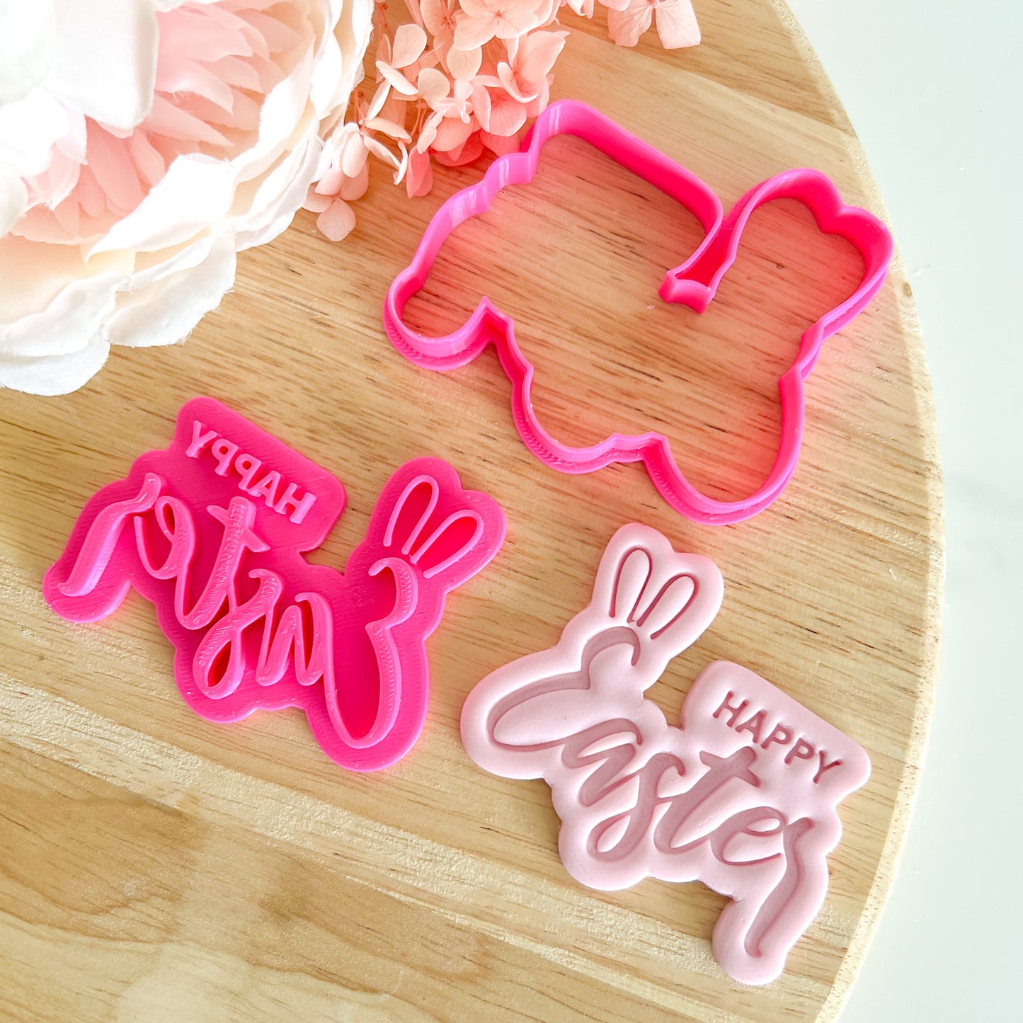 Happy Easter w Ears Cutter & Stamp ON SALE!