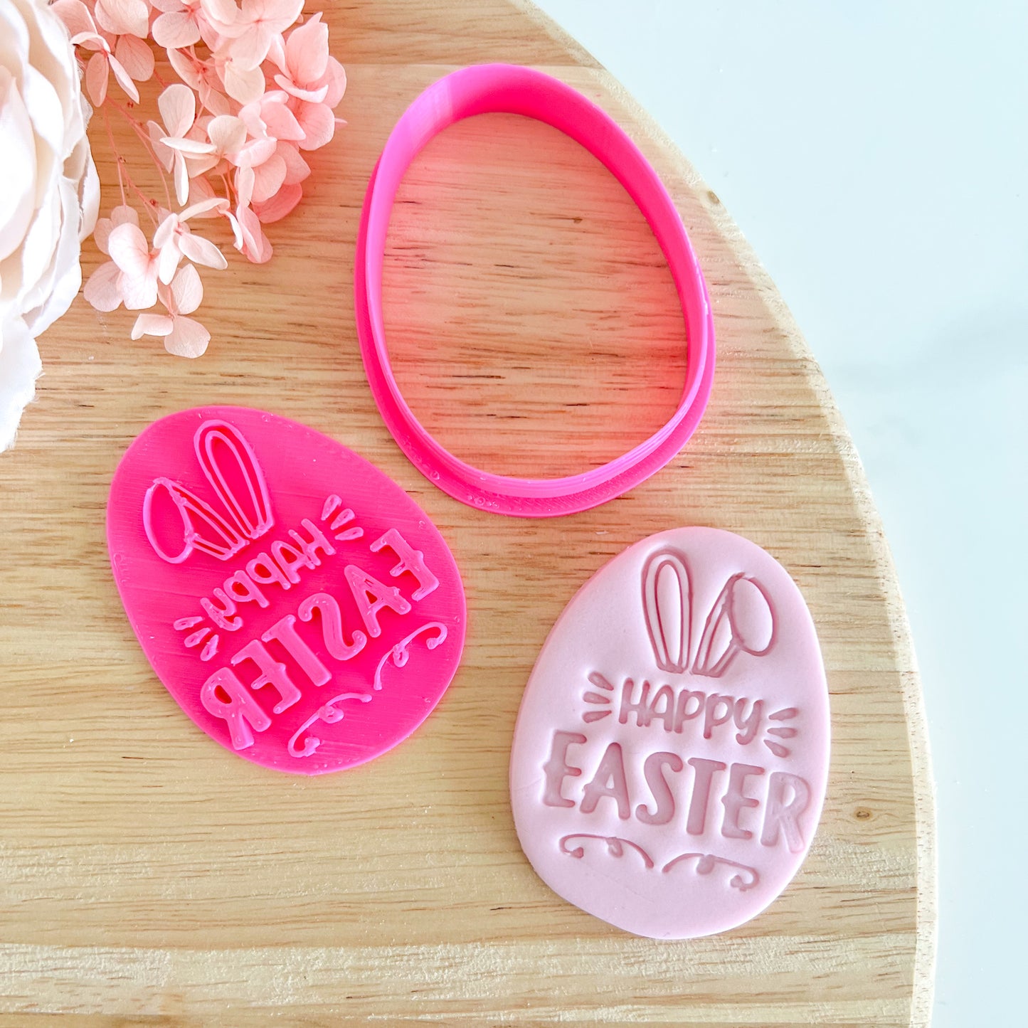 Happy Easter Egg Cutter & Stamp