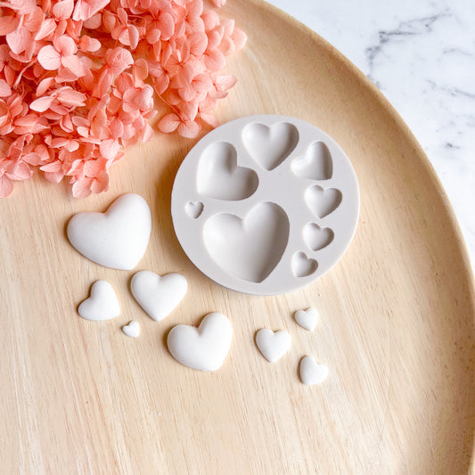 Hearts Silicone Mould