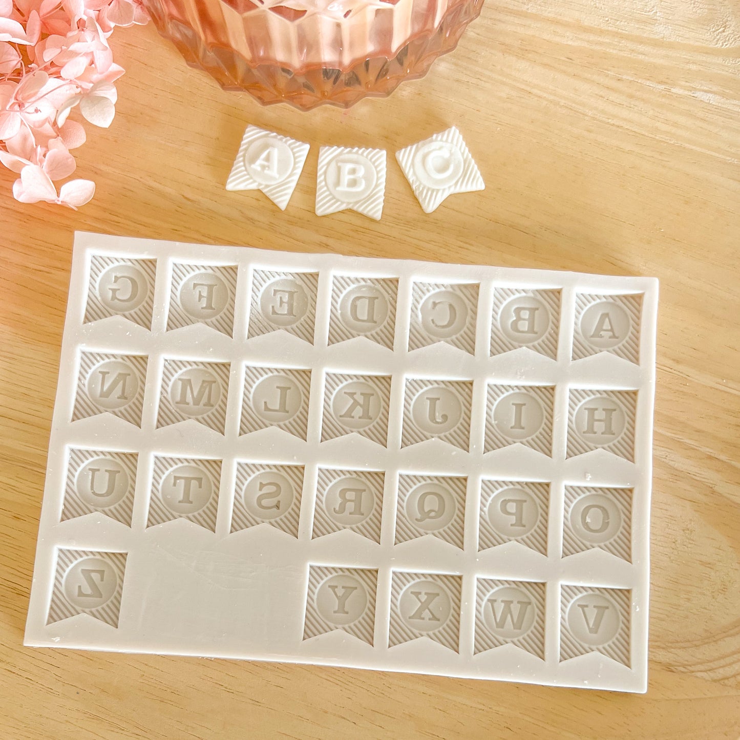 Alphabet Bunting Silicone Mould