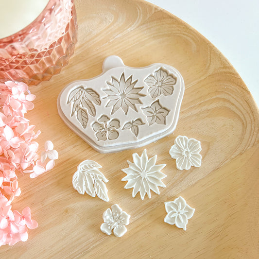 Tropical Flowers Silicone Mould