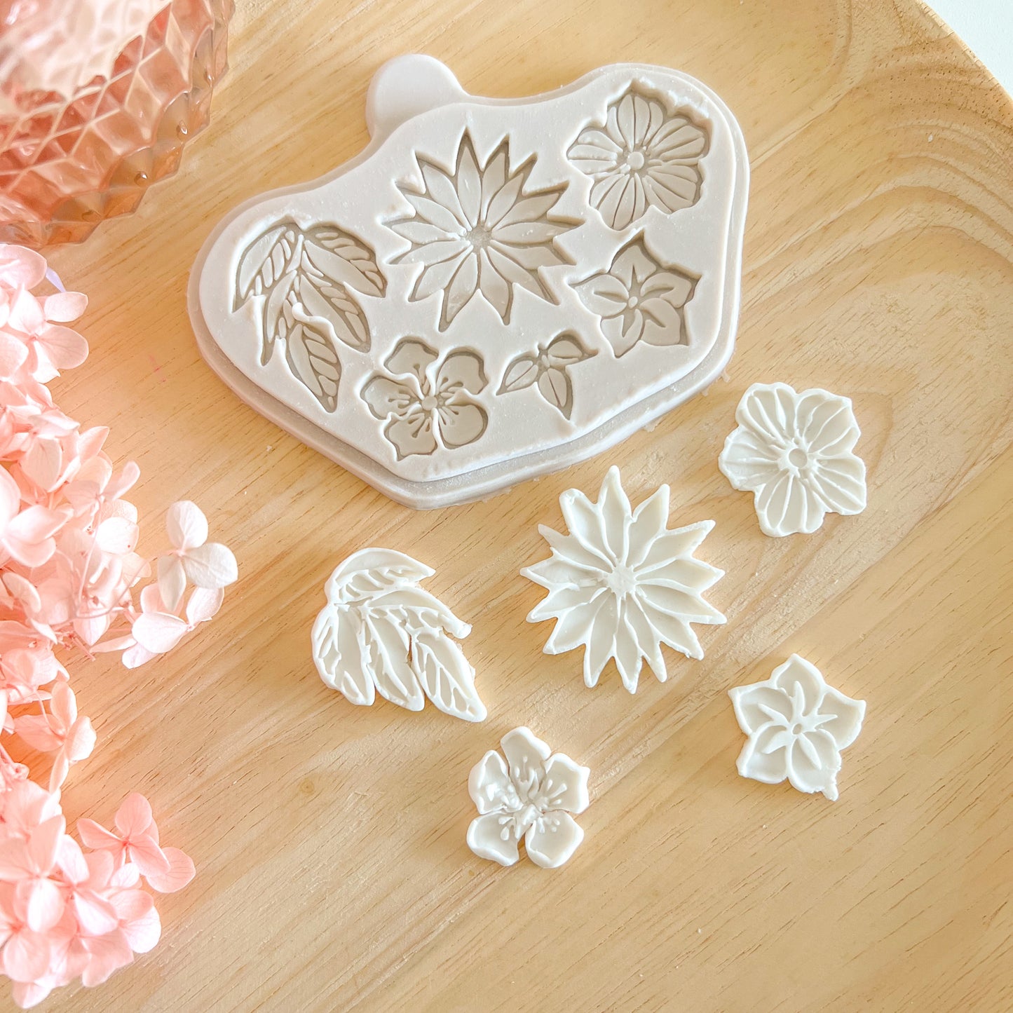 Tropical Flowers Silicone Mould