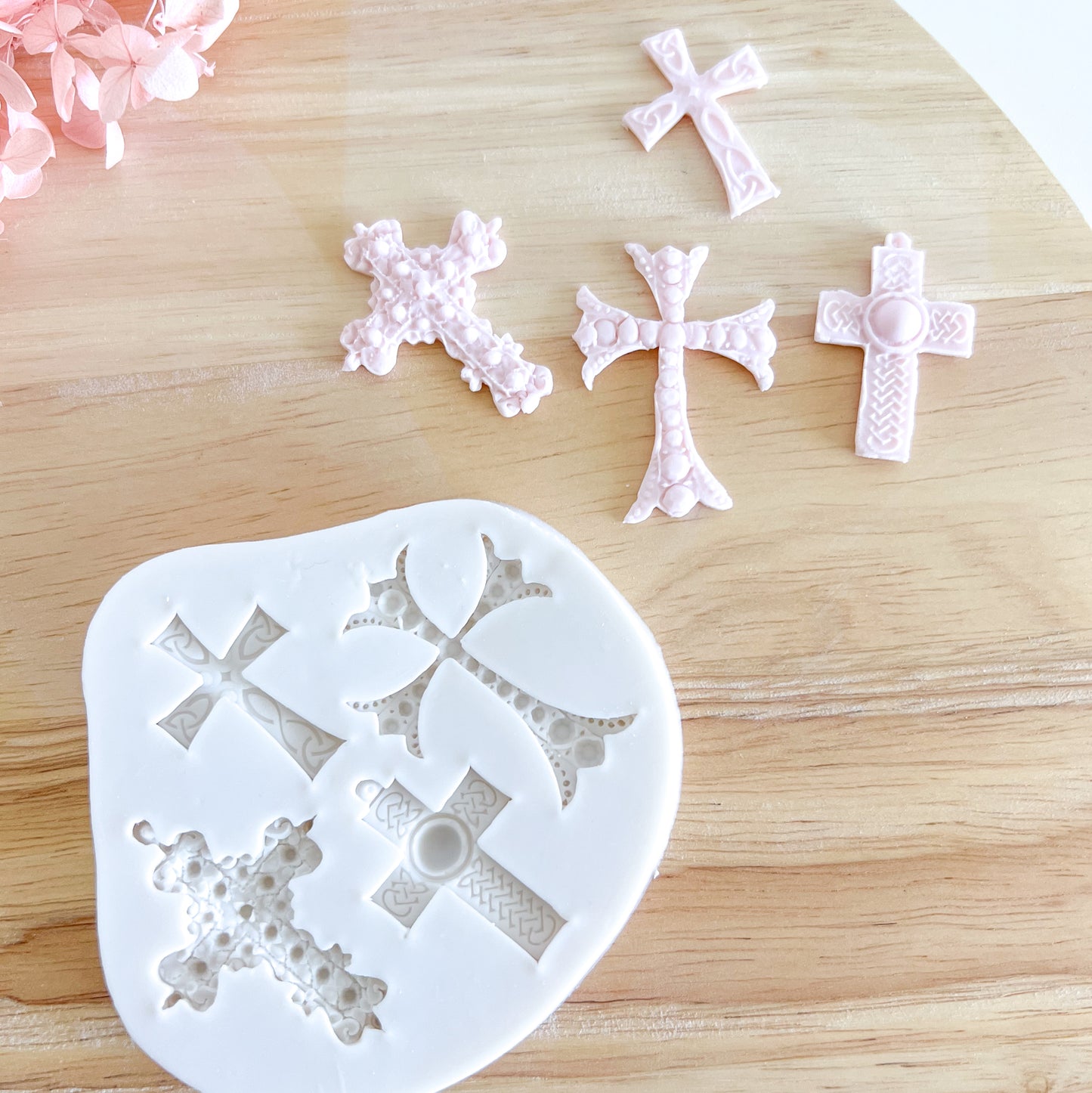 Decorative Crosses Silicone Mould