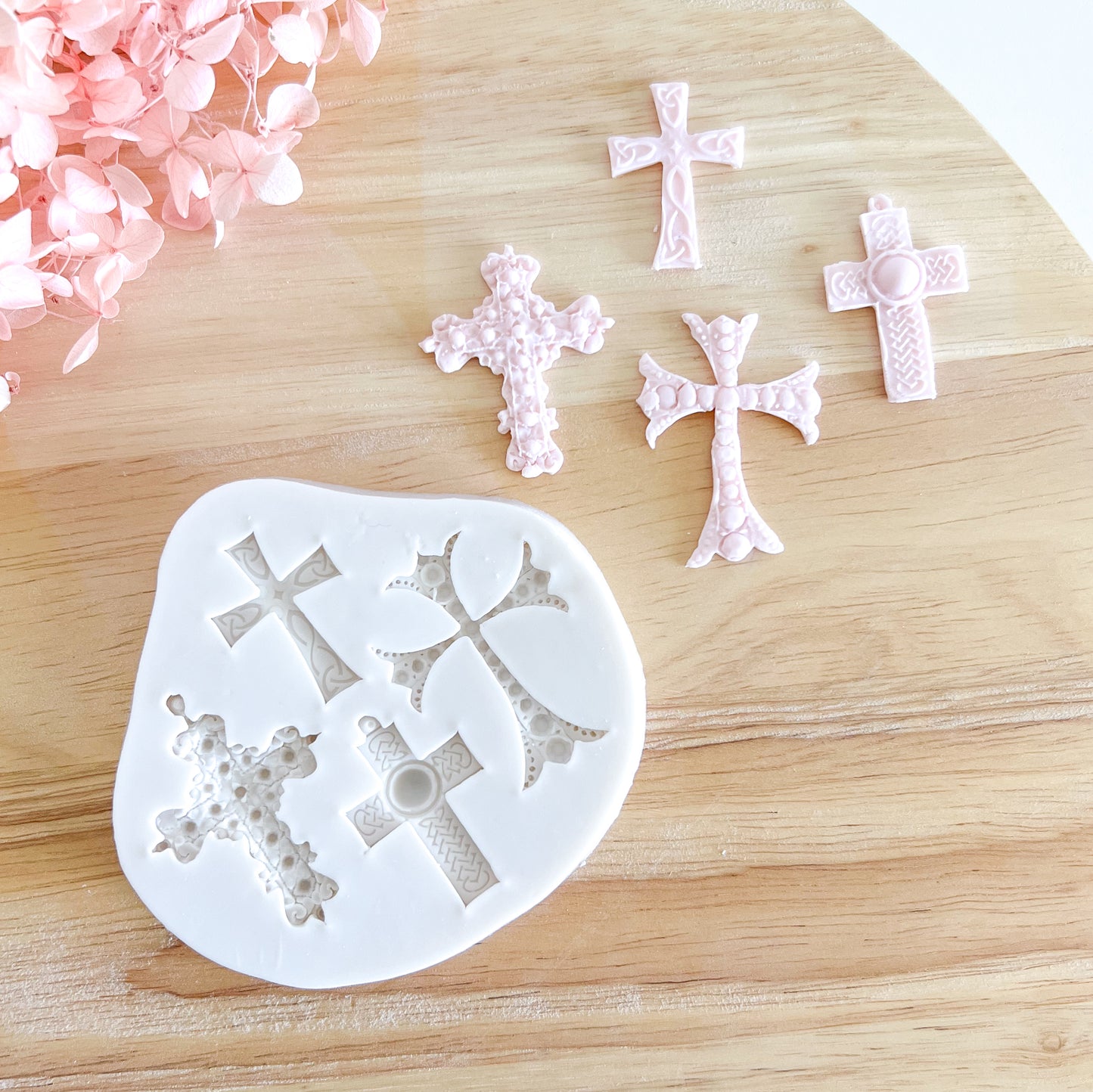 Decorative Crosses Silicone Mould