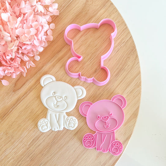 "Adorable Bear" - Cutter & Stamp Set