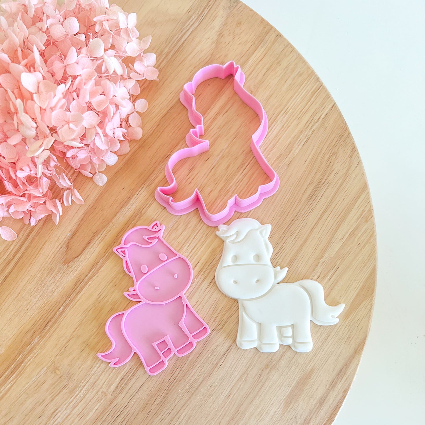 Cute Pony Cookie Cutter & Stamp