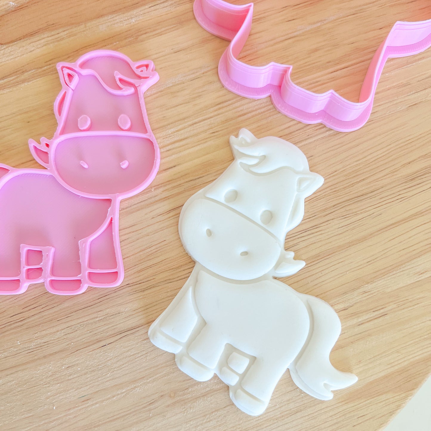 Cute Pony Cookie Cutter & Stamp