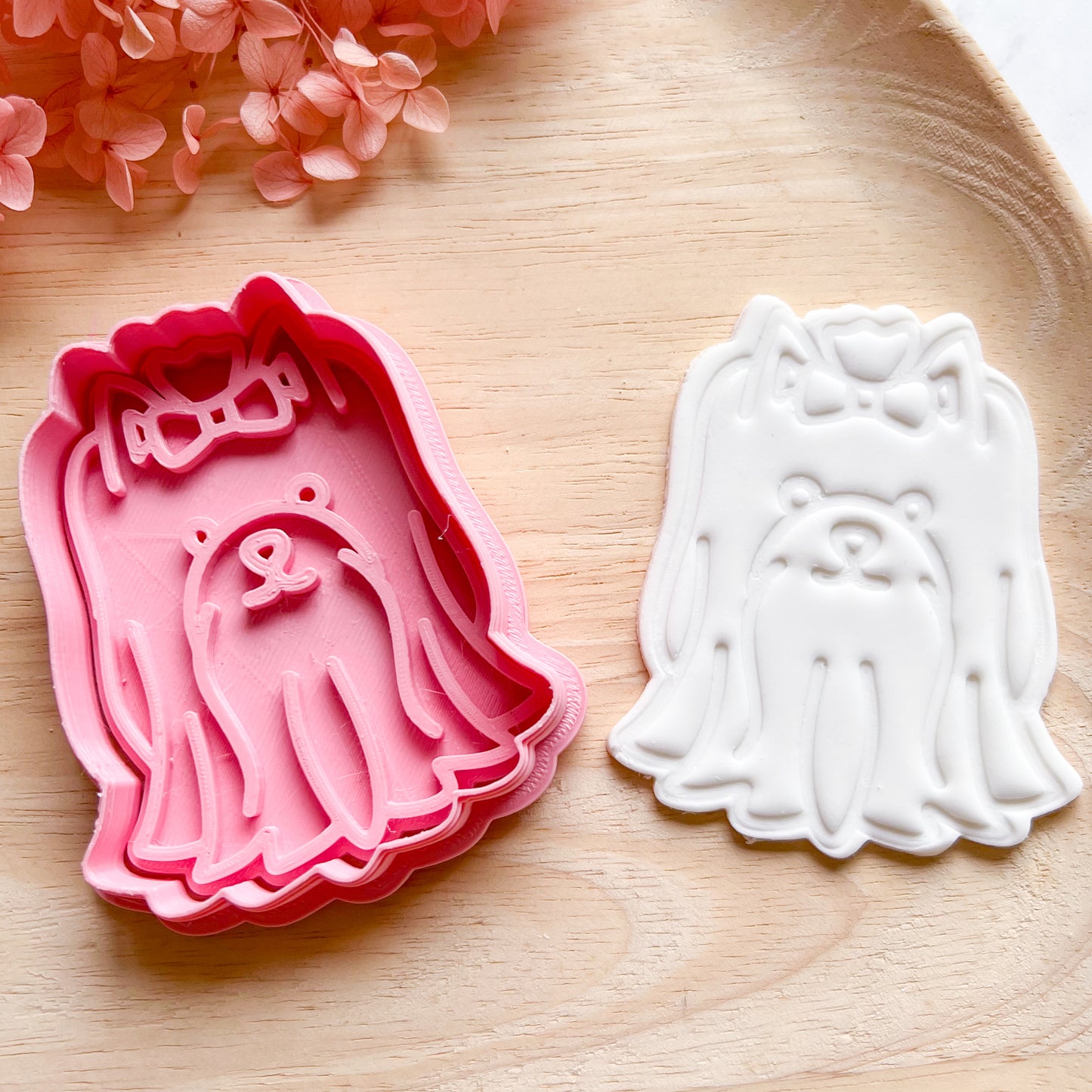 Maltese Cookie Cutter & Stamp