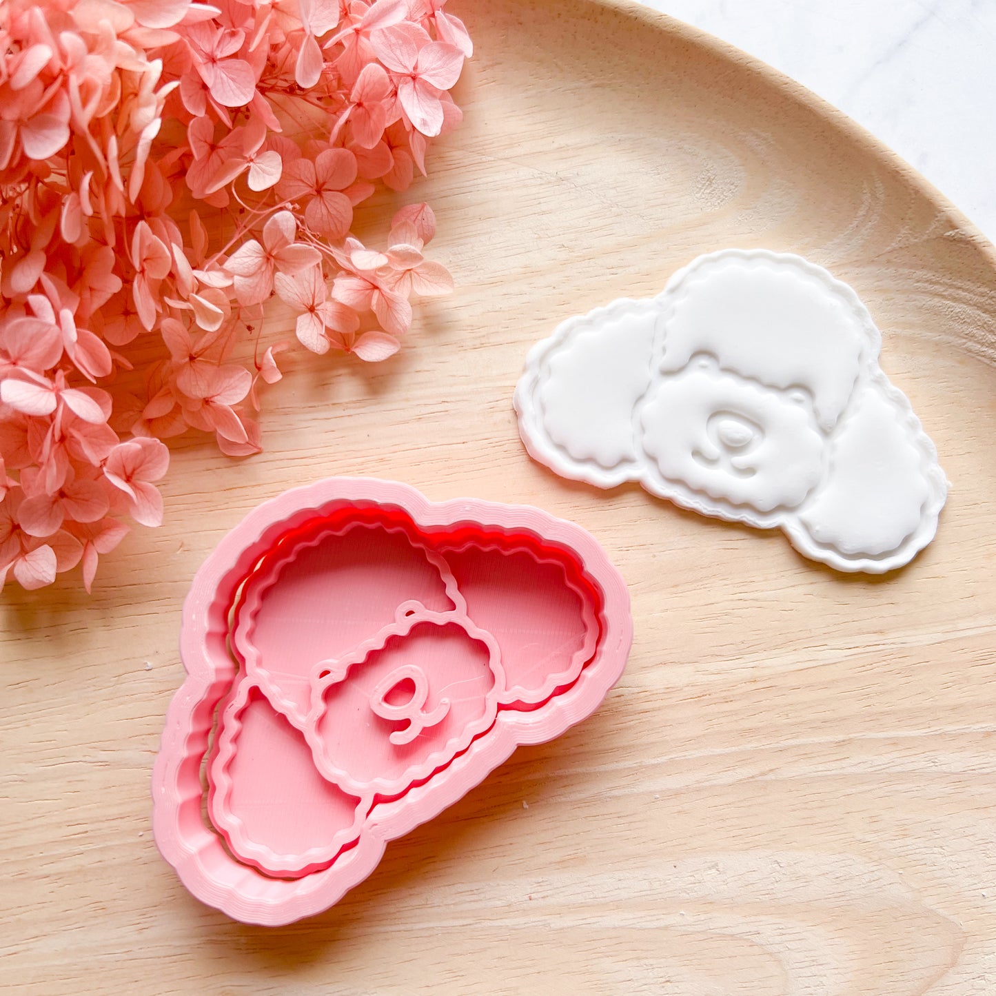 Poodle Cookie Cutter & Stamp
