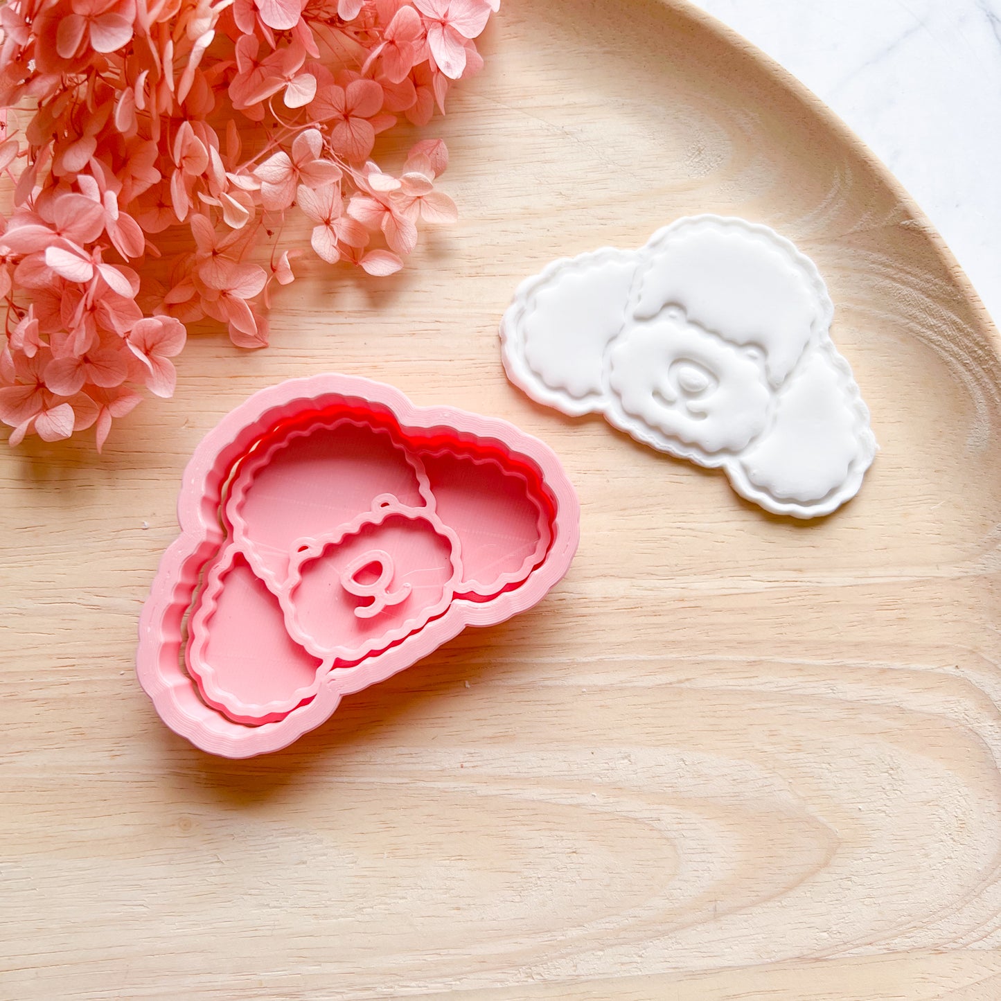 Poodle Cookie Cutter & Stamp