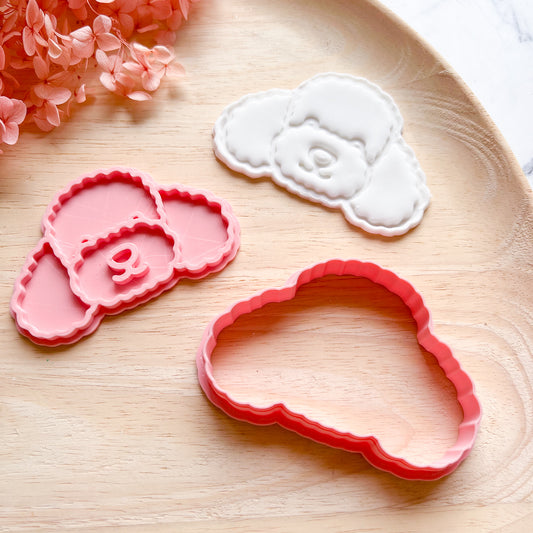 Poodle Cookie Cutter & Stamp