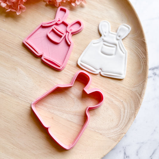 Boy Romper Cookie Cutter & Stamp