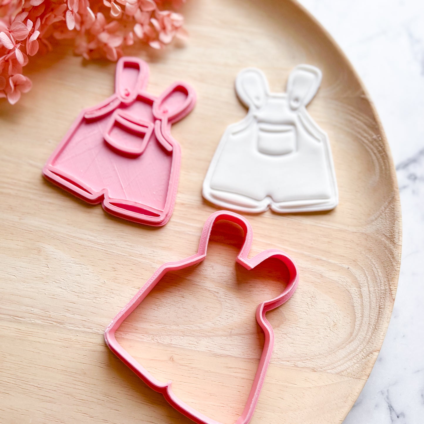 Boy Romper Cookie Cutter & Stamp