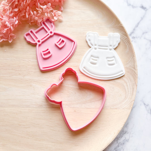 Baby Dress Cookie Cutter & Stamp