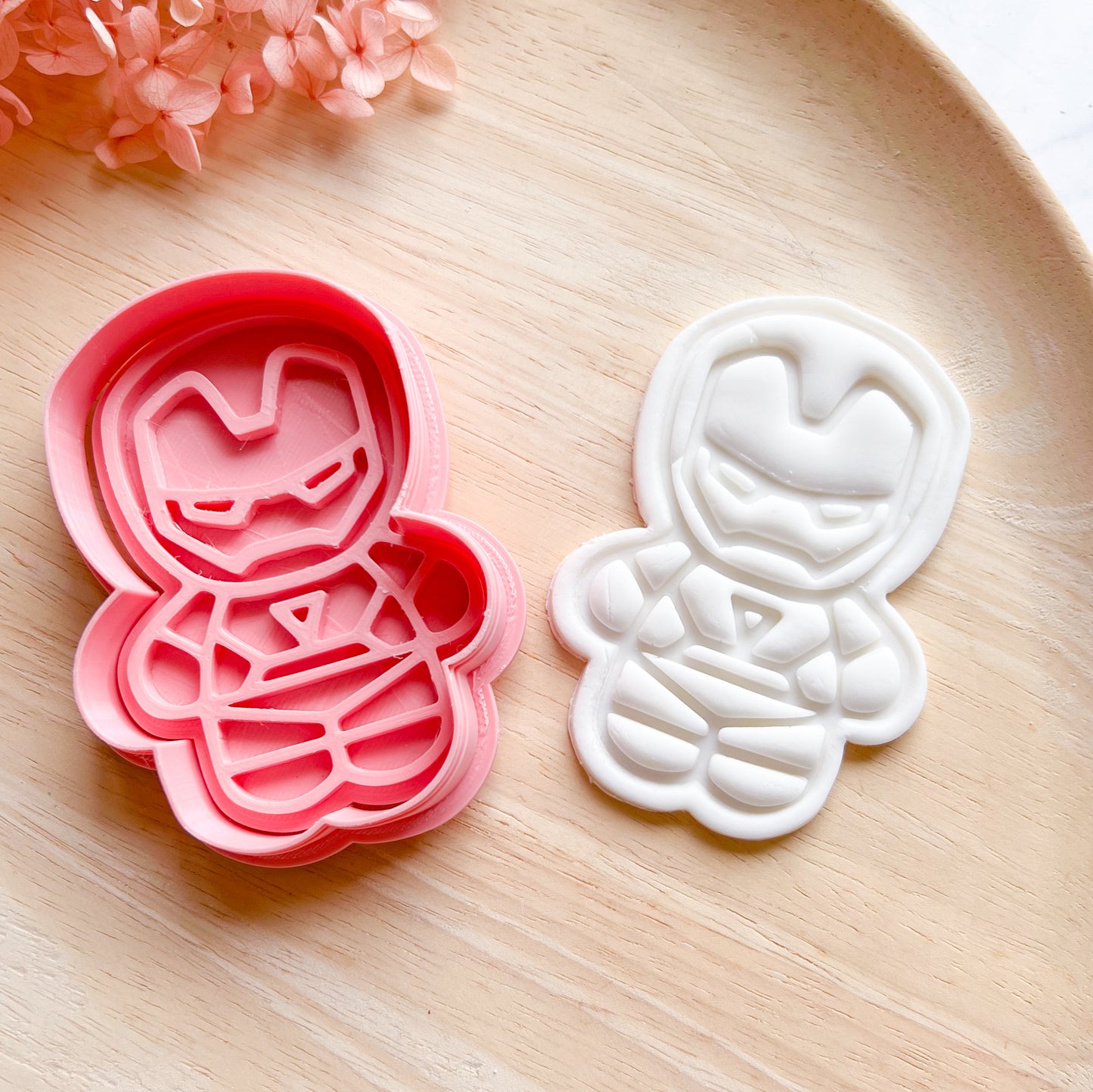 Ironman Cookie Cutter & Stamp