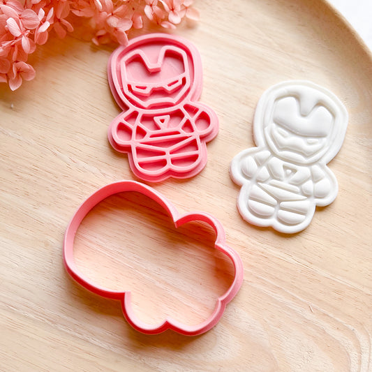 Ironman Cookie Cutter & Stamp