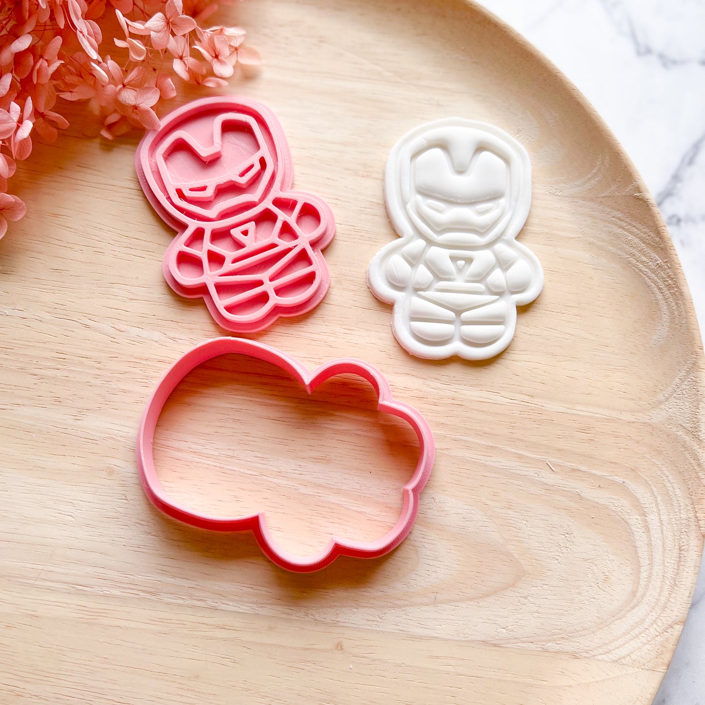 Ironman Cookie Cutter & Stamp