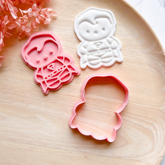 Superman Cookie Cutter & Stamp