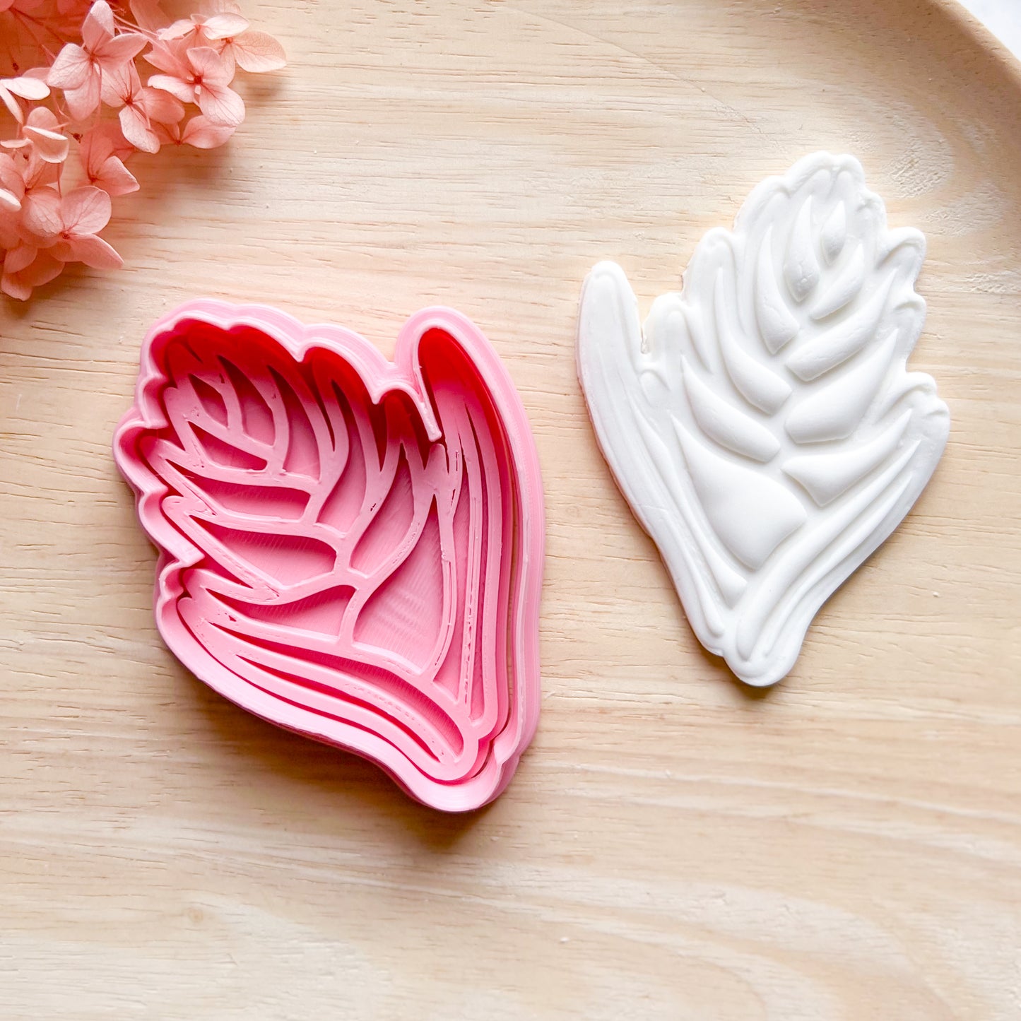 Heliconia Cookie Cutter & Stamp