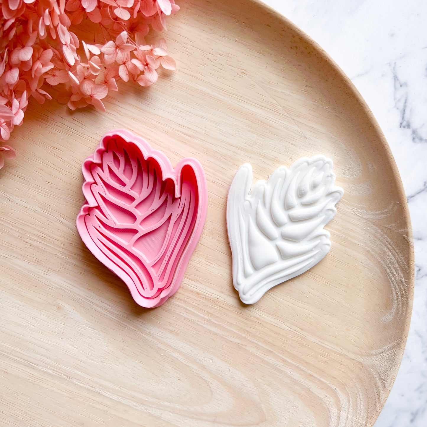 Heliconia Cookie Cutter & Stamp