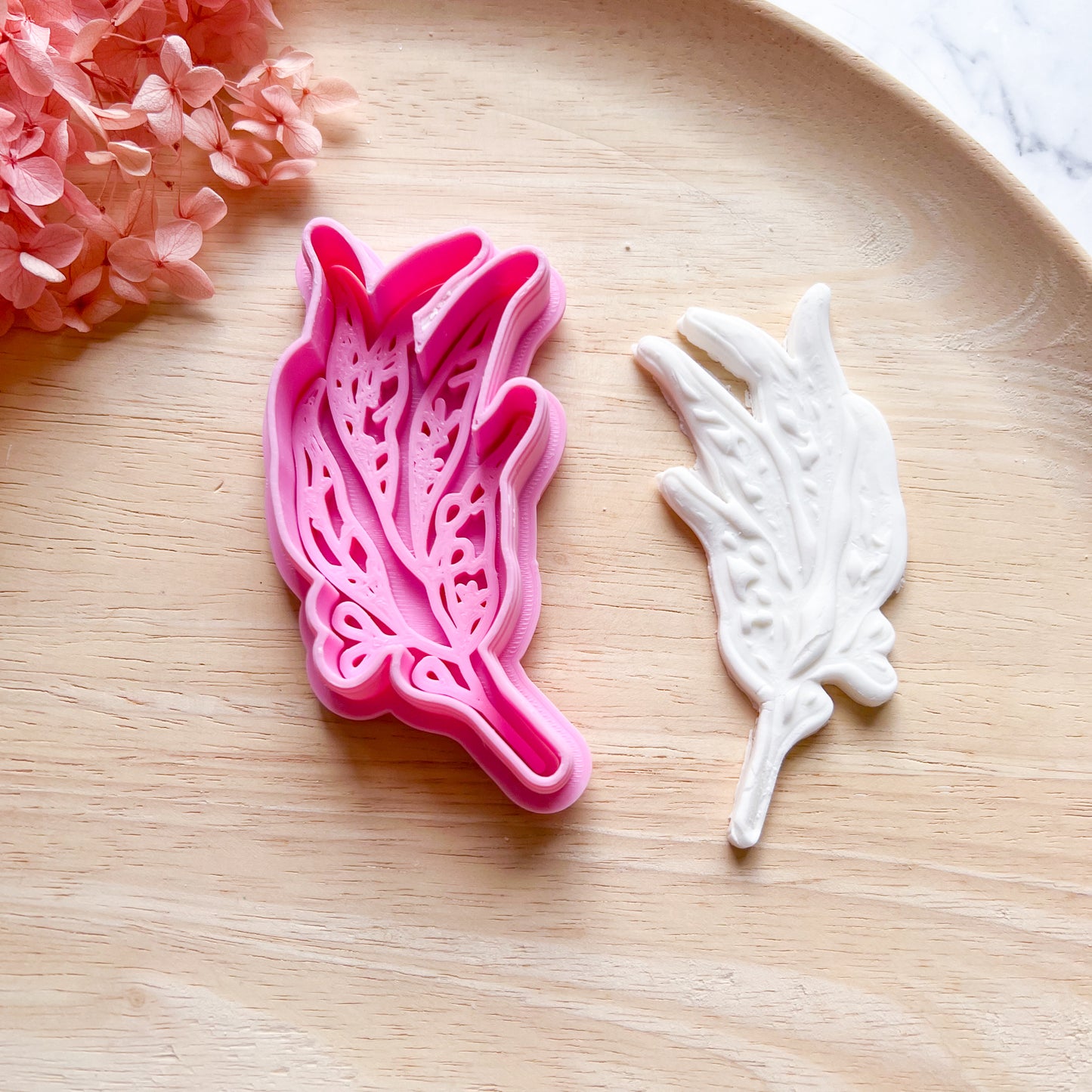 Eucalyptus Branch Cookie Cutter & Stamp