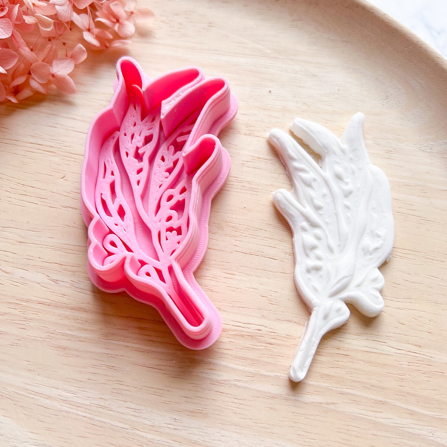 Eucalyptus Branch Cookie Cutter & Stamp