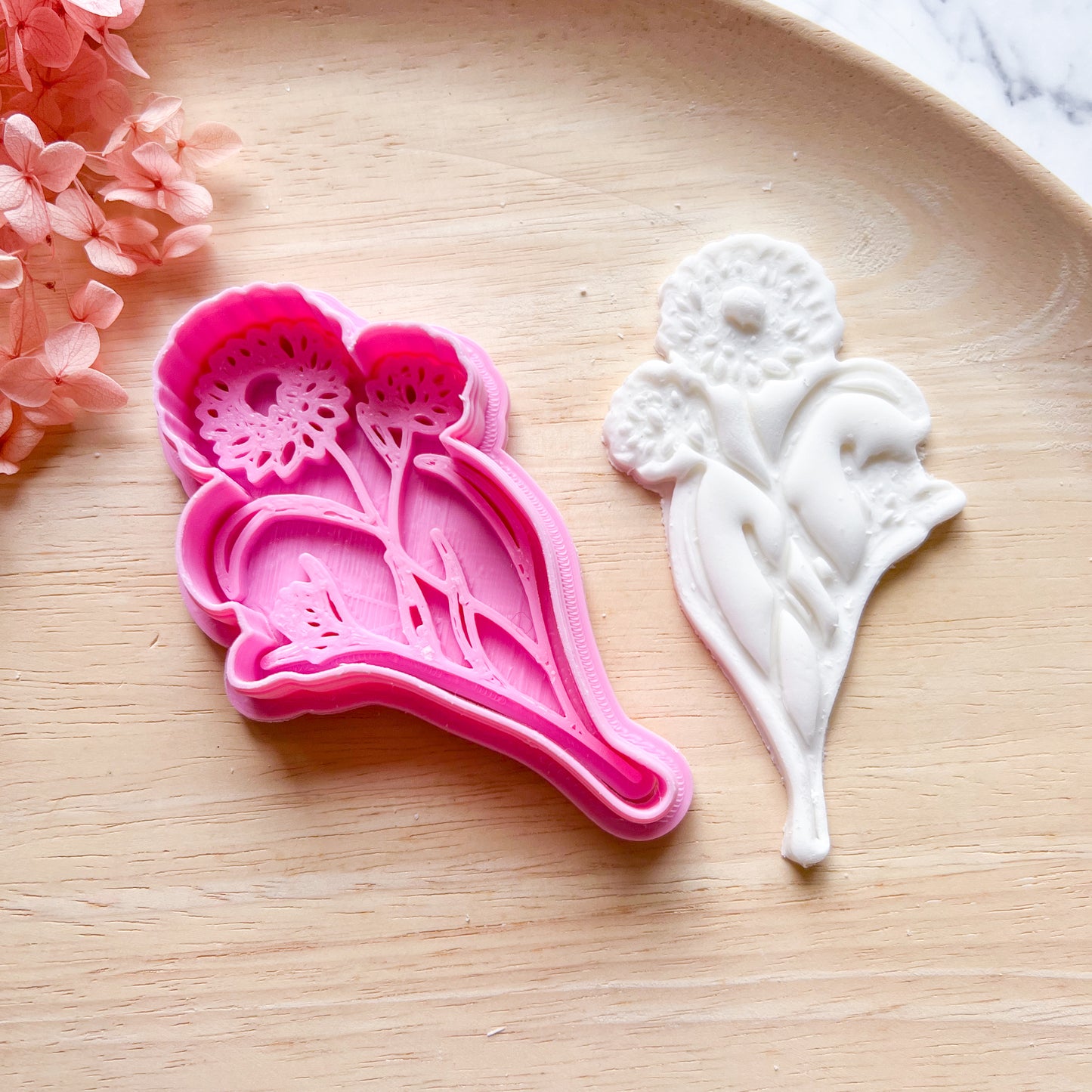 Native Flower Cookie Cutter & Stamp