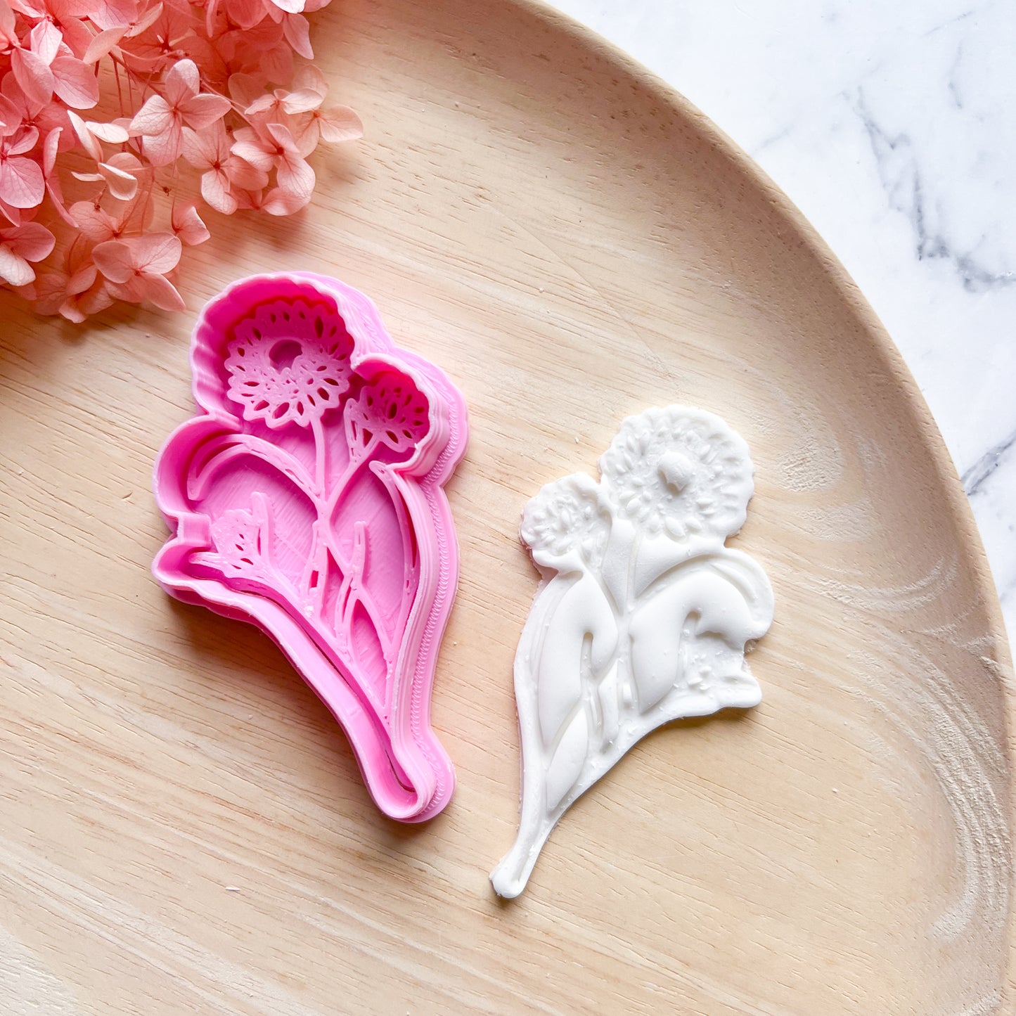 Native Flower Cookie Cutter & Stamp