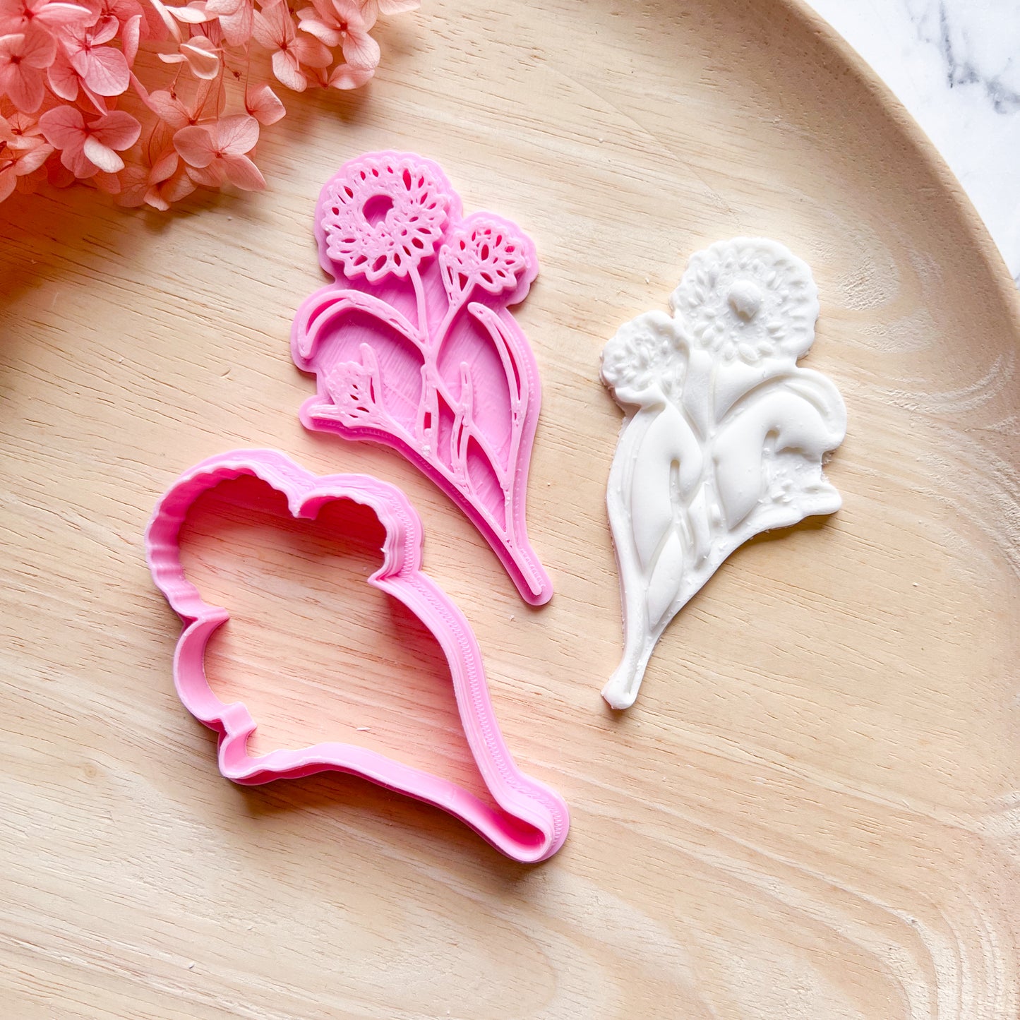 Native Flower Cookie Cutter & Stamp