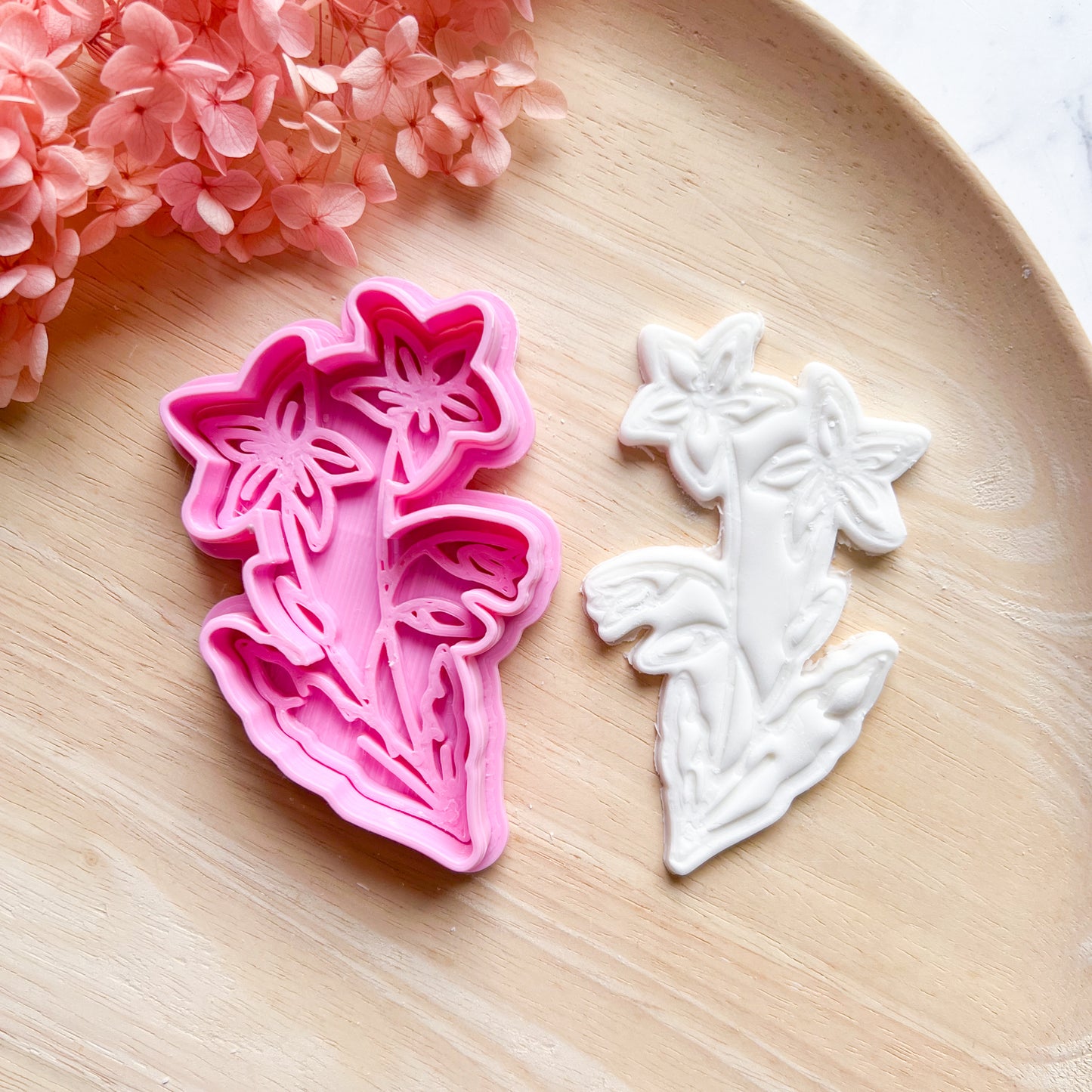 Star Flower Cookie Cutter & Stamp