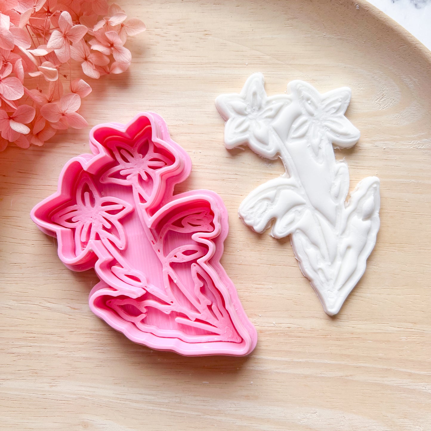 Star Flower Cookie Cutter & Stamp