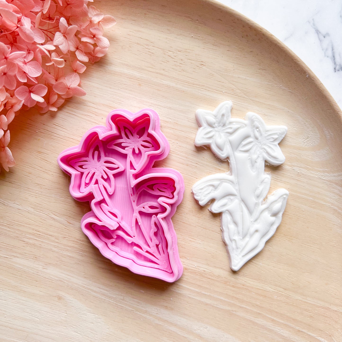 Star Flower Cookie Cutter & Stamp