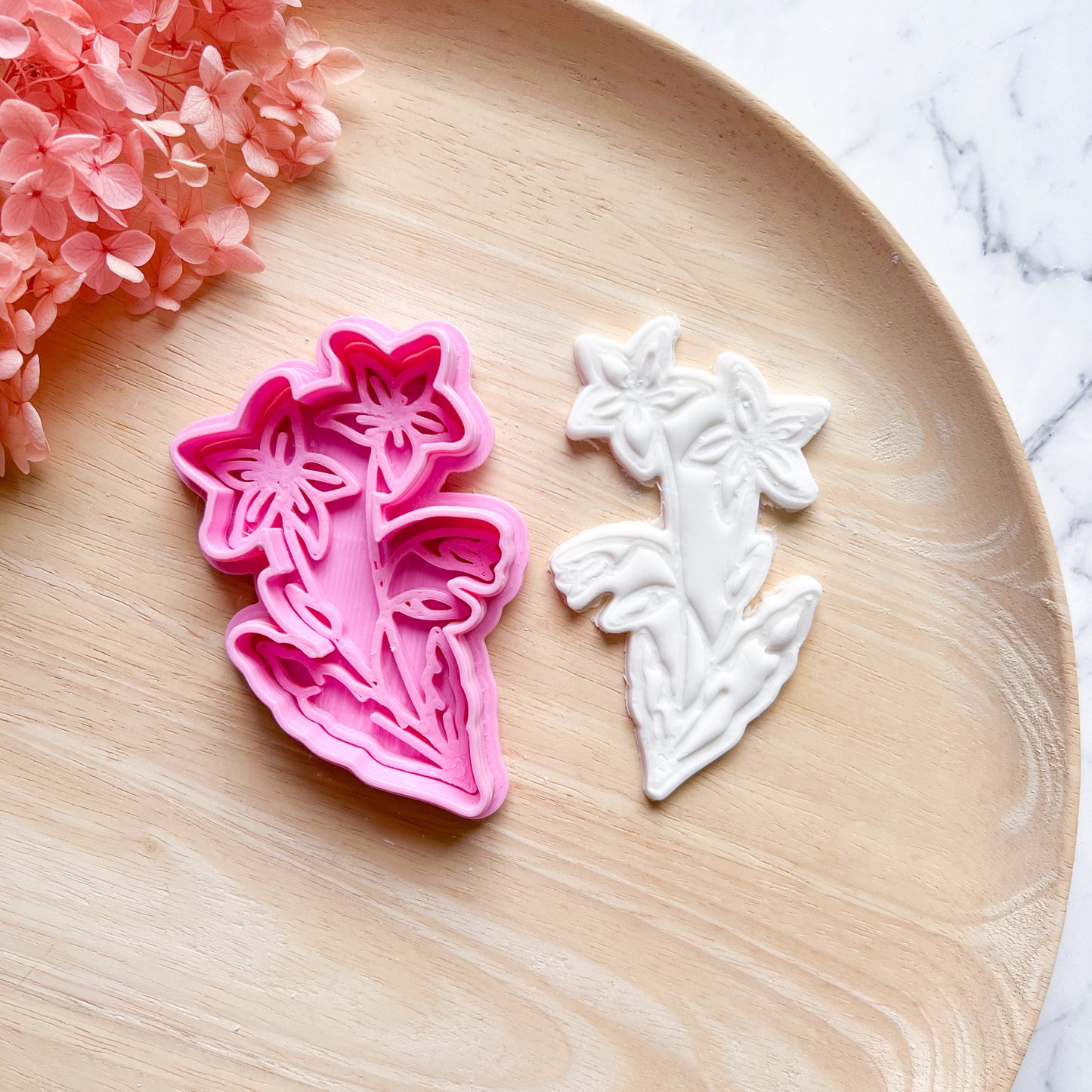 Star Flower Cookie Cutter & Stamp