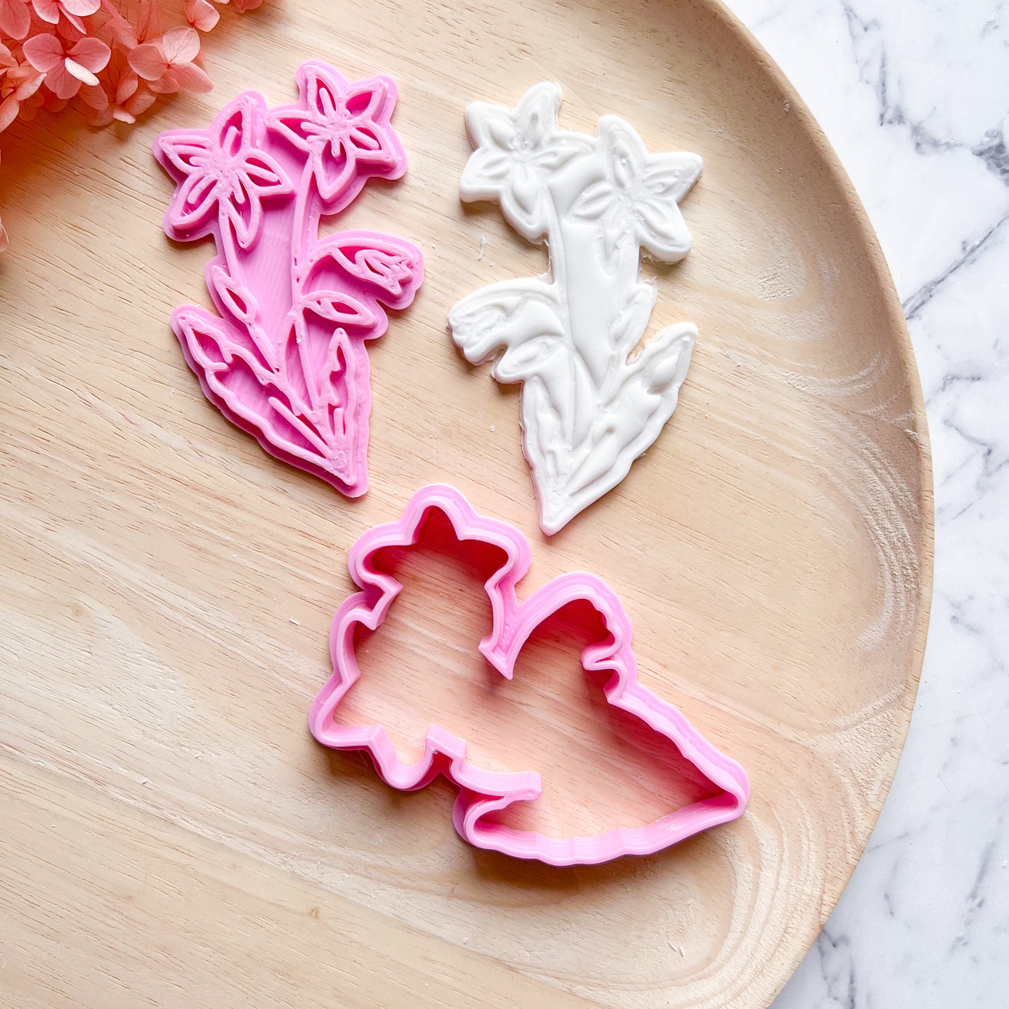 Star Flower Cookie Cutter & Stamp