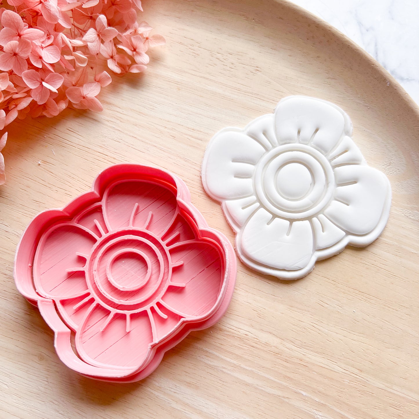 Flower #6 Cookie Cutter & Stamp