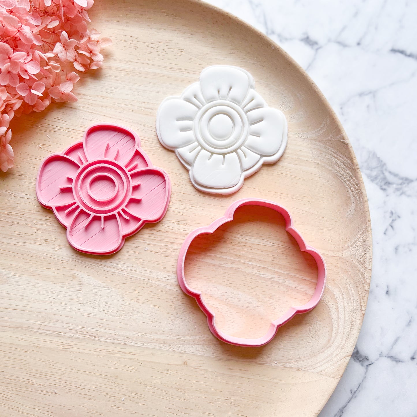 Flower #6 Cookie Cutter & Stamp