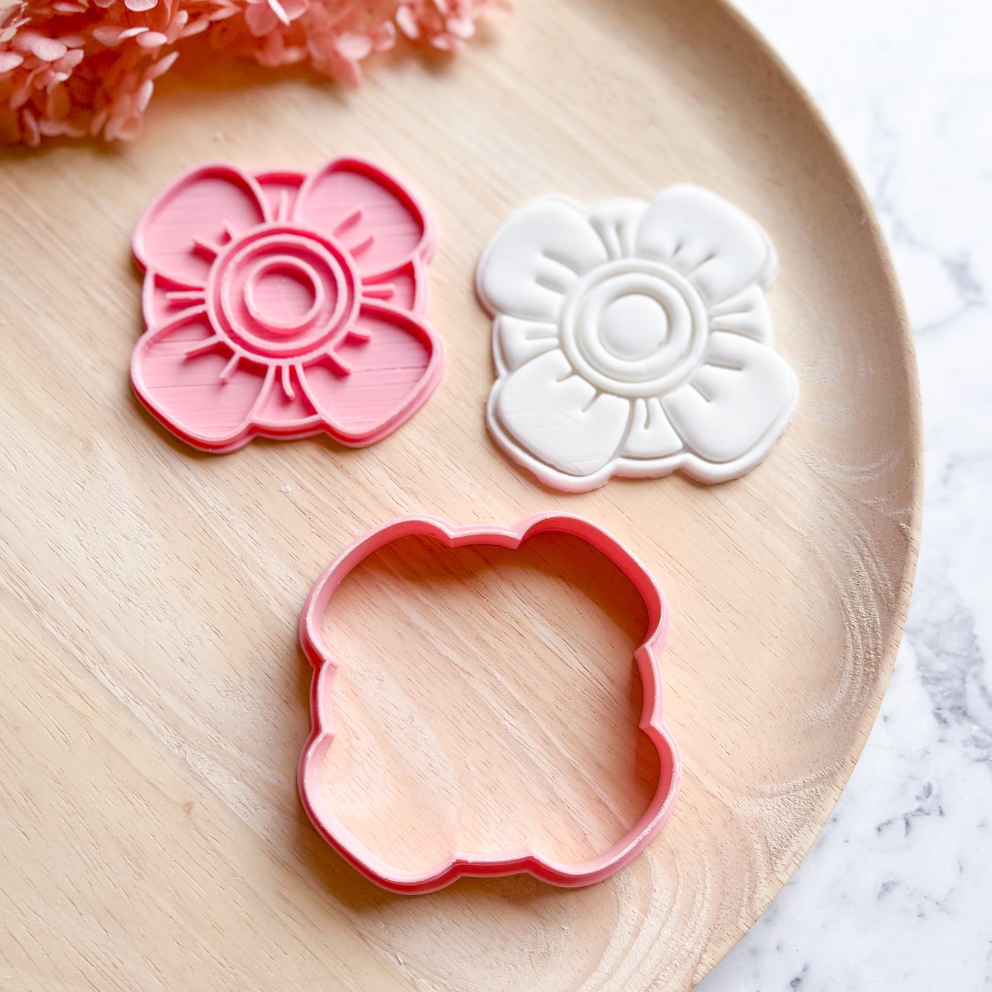 Flower #6 Cookie Cutter & Stamp