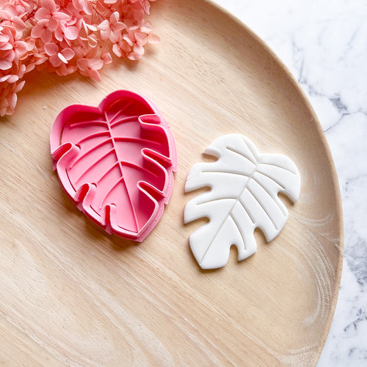 Monstera Cookie Cutter & Stamp