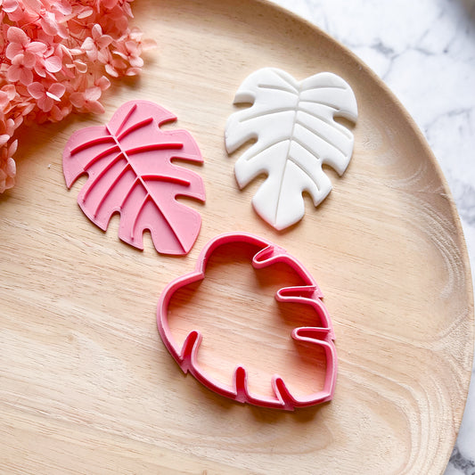 Monstera Cookie Cutter & Stamp