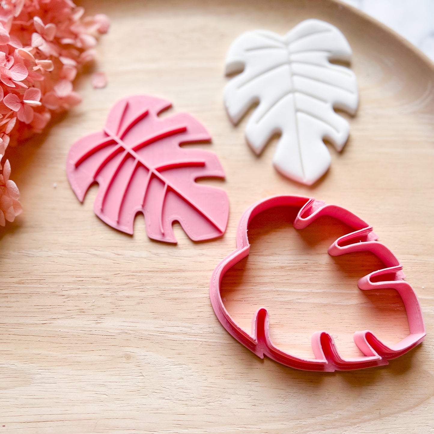 Monstera Cookie Cutter & Stamp