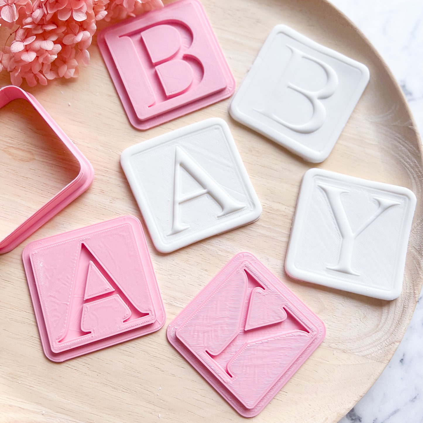 Baby Blocks Cookie Cutter & Stamp (4 pc)