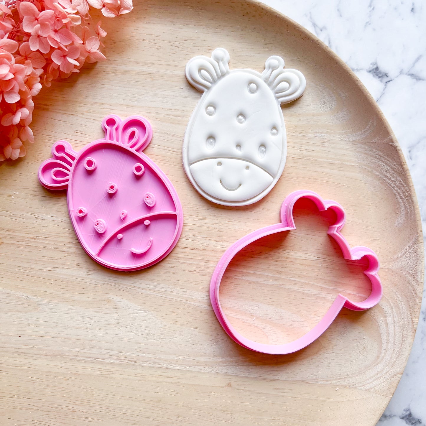 Baby Giraffe Cookie Cutter & Stamp