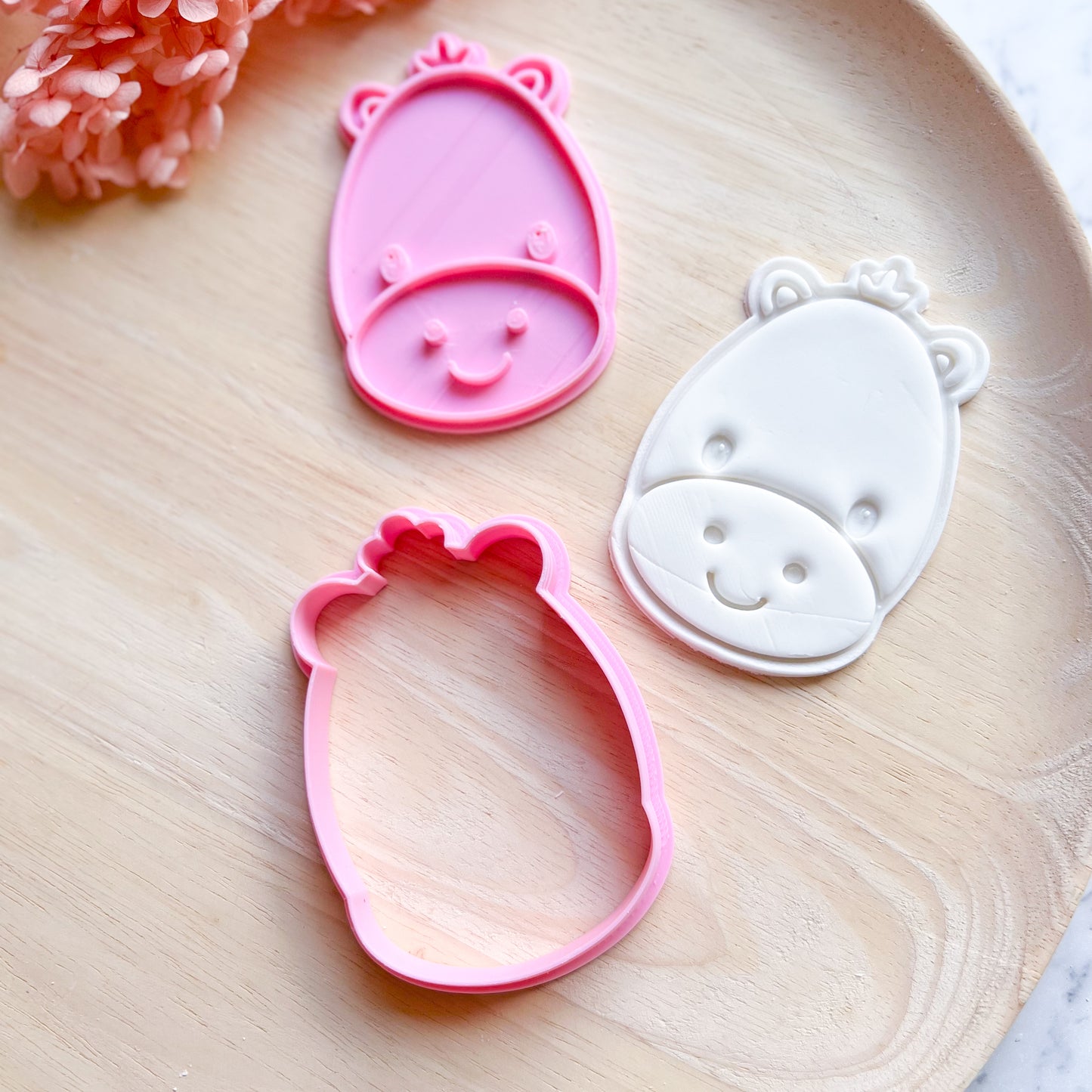 Baby Hippo Cookie Cutter & Stamp