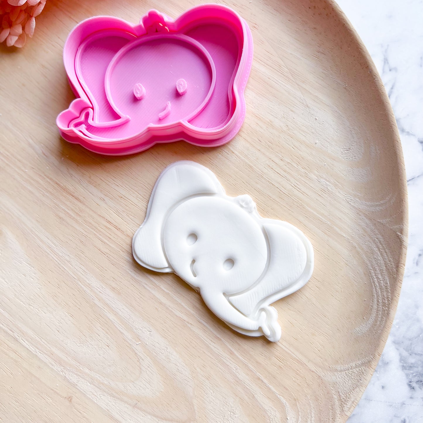 Baby Elephant Cookie Cutter & Stamp