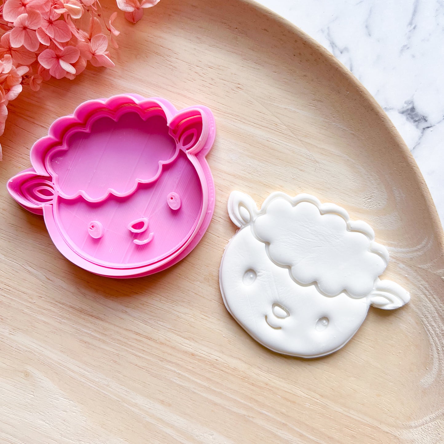 Baby Sheep Cookie Cutter & Stamp