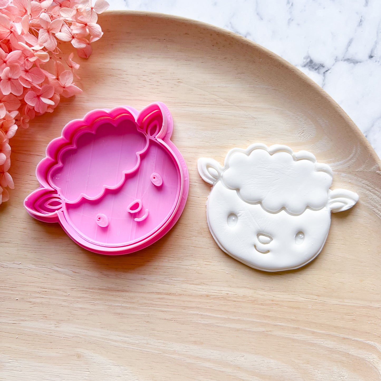 Baby Sheep Cookie Cutter & Stamp