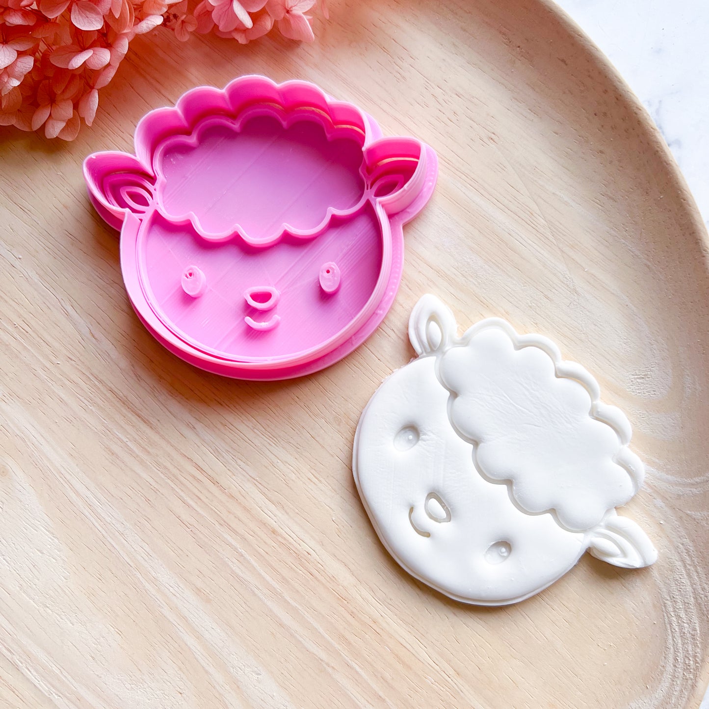 Baby Sheep Cookie Cutter & Stamp