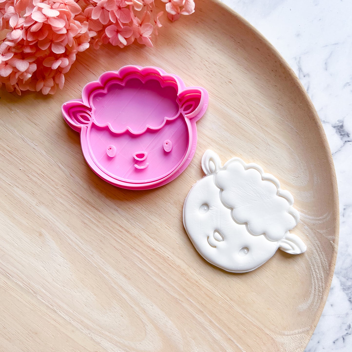 Baby Sheep Cookie Cutter & Stamp