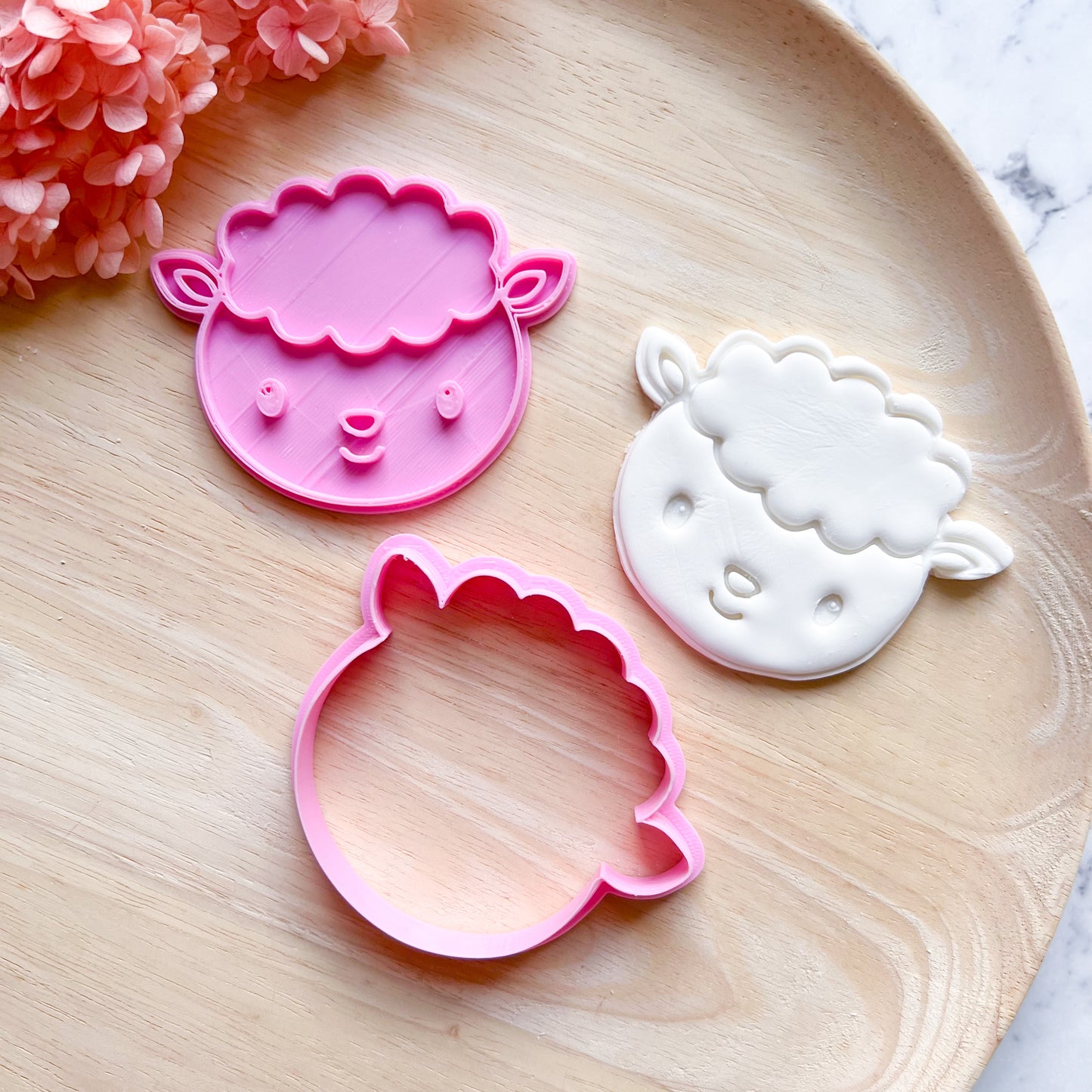 Baby Sheep Cookie Cutter & Stamp