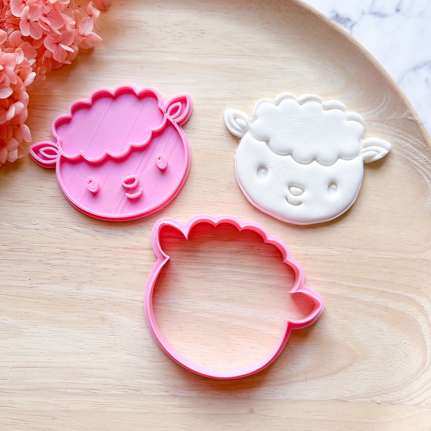 Baby Sheep Cookie Cutter & Stamp